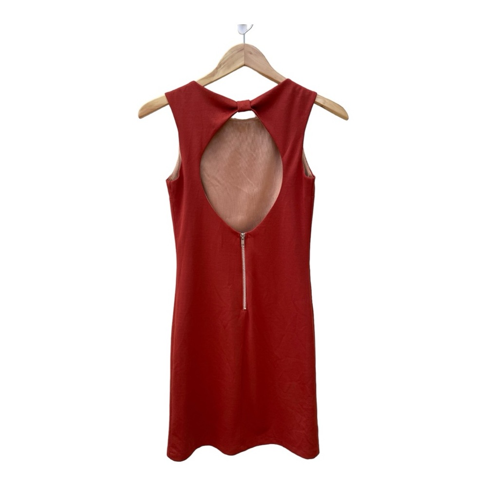Rust A-Line Open Back Dress Size Small - Picture 7 of 7